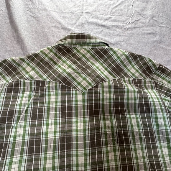 Fox Racing Men's Casual Green and Brown Plaid Shirt SZ XXL - Picture 11 of 11
